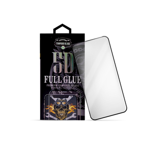 Zaštitno staklo za Motorola Moto G85 — Nalepnica Display-a Glass 5D Full Glue 5G/Edge 50, black