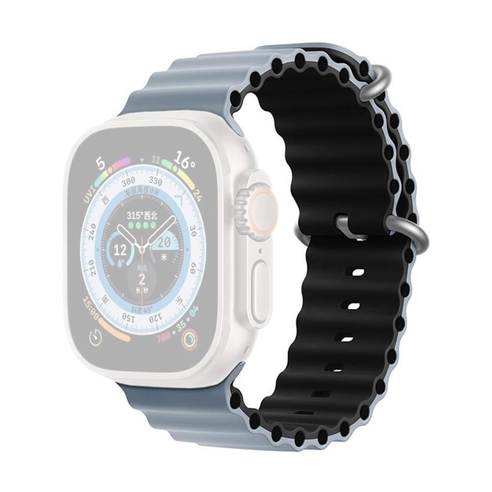 Pametni sat za Apple Watch 45/49mm — Narukvica Moye Smart Ocean Strap 44/45/49mm, black