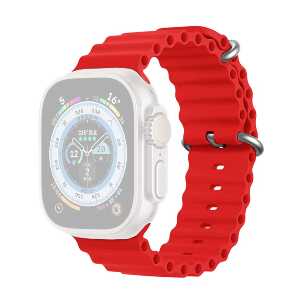 Pametni sat za Apple Watch 45/49mm — Narukvica Moye Smart Ocean Strap 44/45/49mm, red