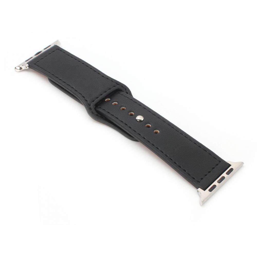 Pametni sat za Apple Watch 42mm — Narukvica tribe kozna, crna