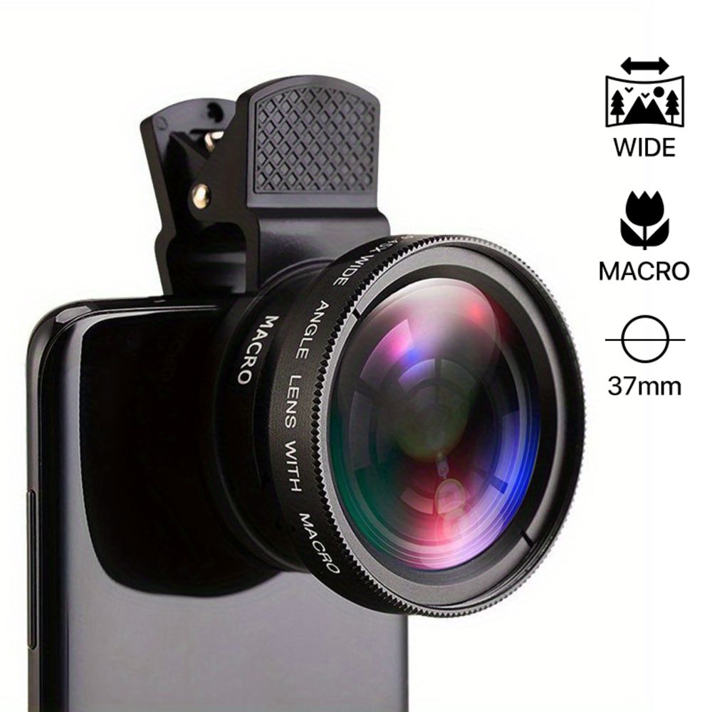 Oprema — Objektiv za mobilni telefon univerzalni 37mm, crni