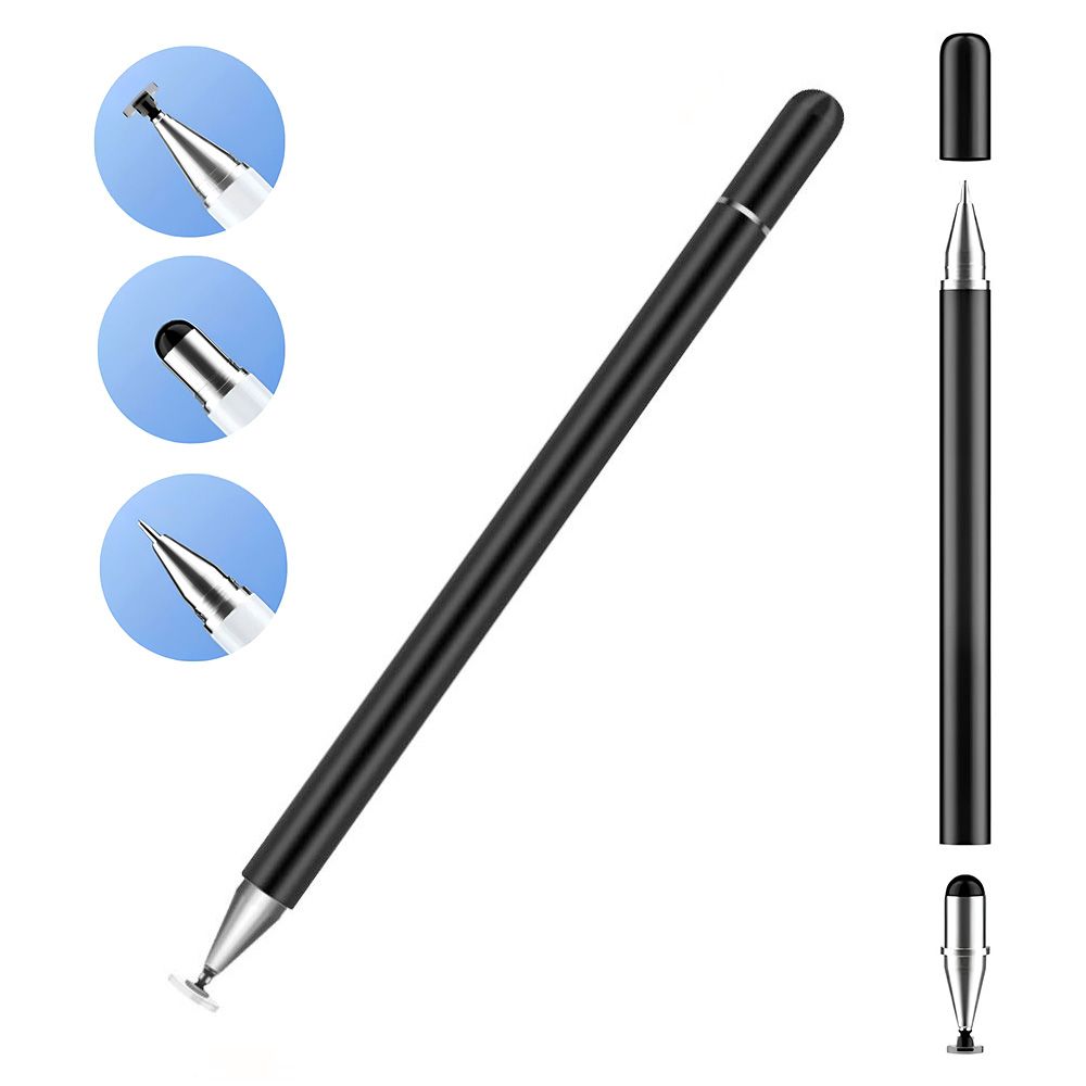 Oprema — Olovka za touch screen 3u1, crna