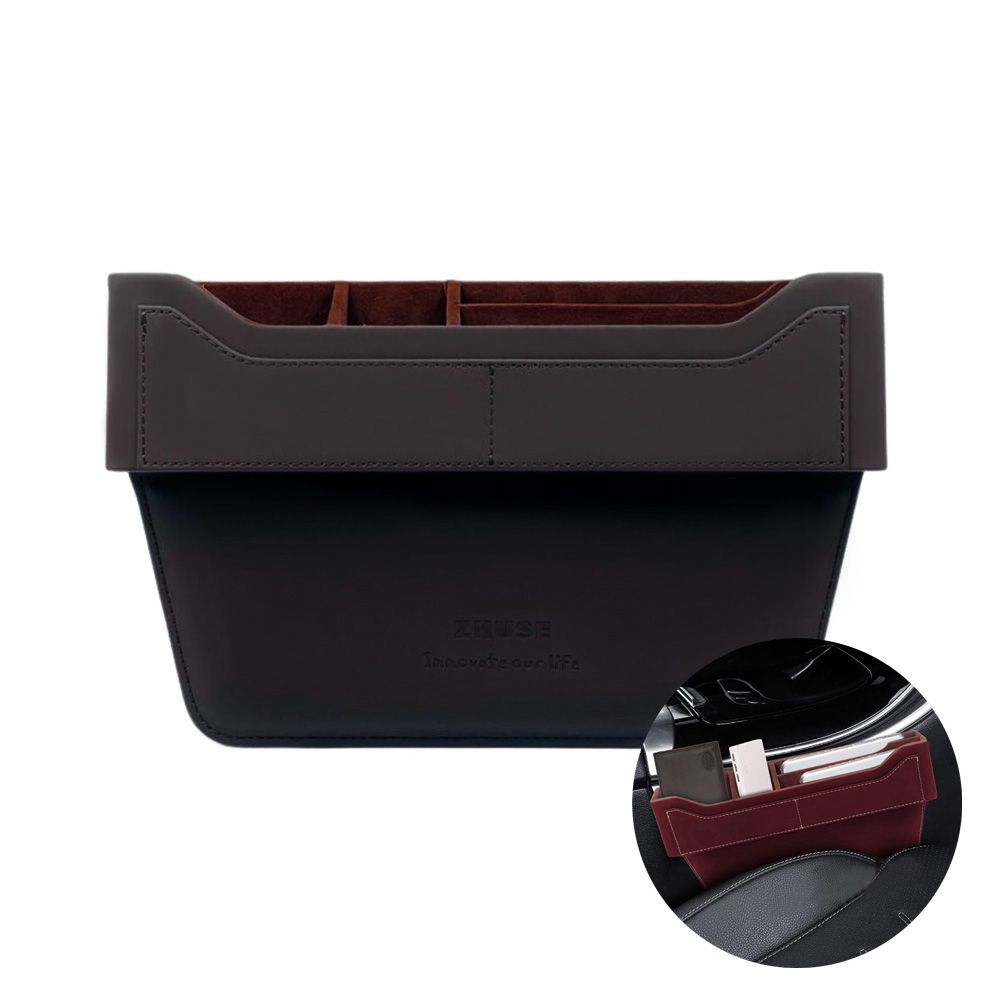 Power bank — Organizer za auto sediste L velicina tamno, tamno braon