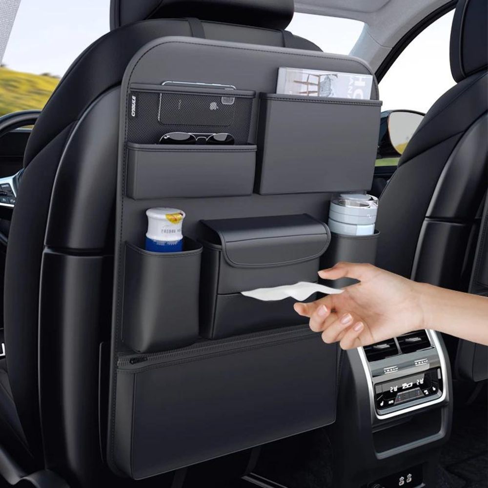 Power bank — Organizer za auto sediste tip 2, crni