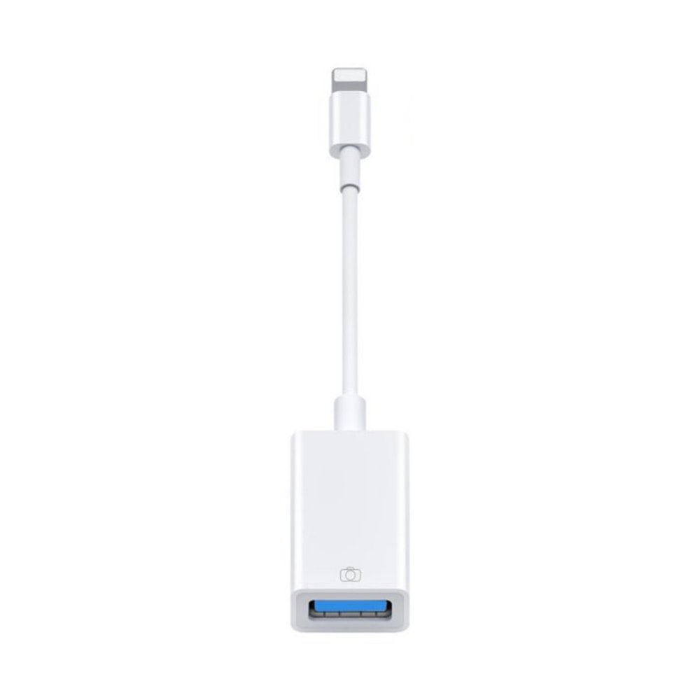 Kabl — OTG lightning na USB kamera adapter, beli