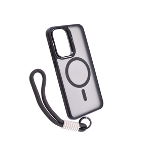Maska za Samsung Galaxy A36 5G — PC Camera Stand Rope Magsafe, crna