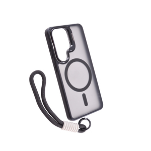 Maska za Samsung Galaxy S26 — PC Camera Stand Rope Magsafe, crna