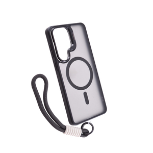 Maska za Samsung Galaxy S26 Plus — PC Camera Stand Rope Magsafe, crna
