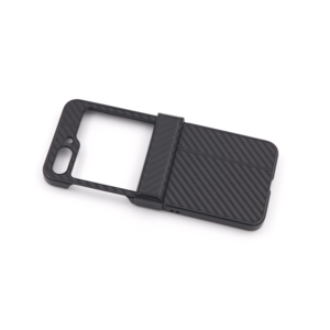 Maska za Samsung Galaxy Z Flip 5 — PC Carbon, crna
