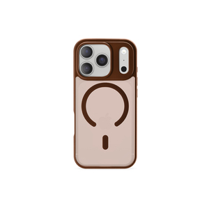 Maska za Apple iPhone 17 Pro — PC Pastel Magsafe, braon