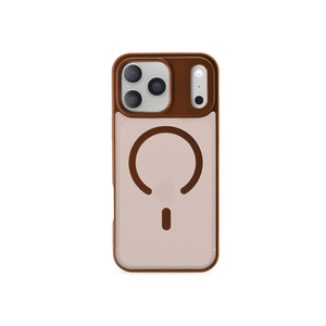 Maska za Apple iPhone 17 Pro Max — PC Pastel Magsafe, braon