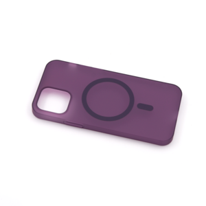Maska za Apple iPhone 12 Pro — PC Silhouette Magsafe, ljubicasta