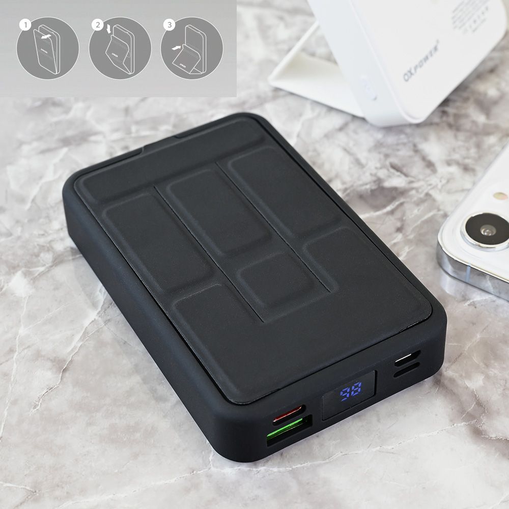Power bank — Prenosiva baterija Magsafe Oxpower PD W101 10000mAh, crna