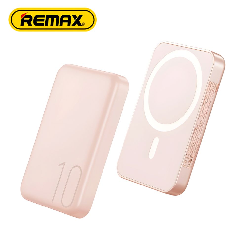 Power bank — Prenosiva baterija Magsafe Remax Usion Series, pink