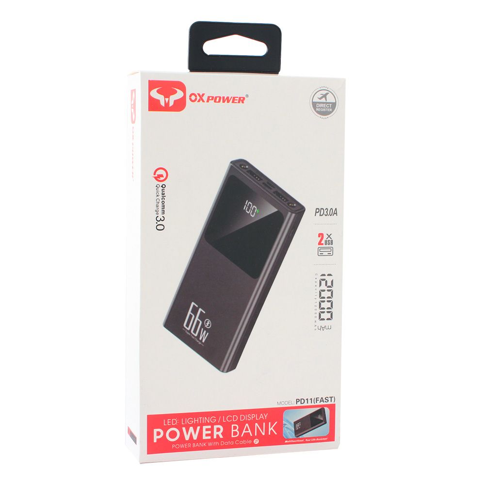 Power bank — Prenosiva baterija Oxpower PD11 5V 3A 12000 mAh, bela