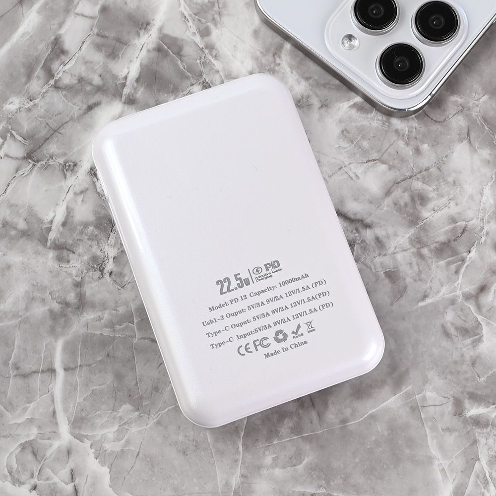 Power bank — Prenosiva baterija Oxpower PD12 10000mAh, bela