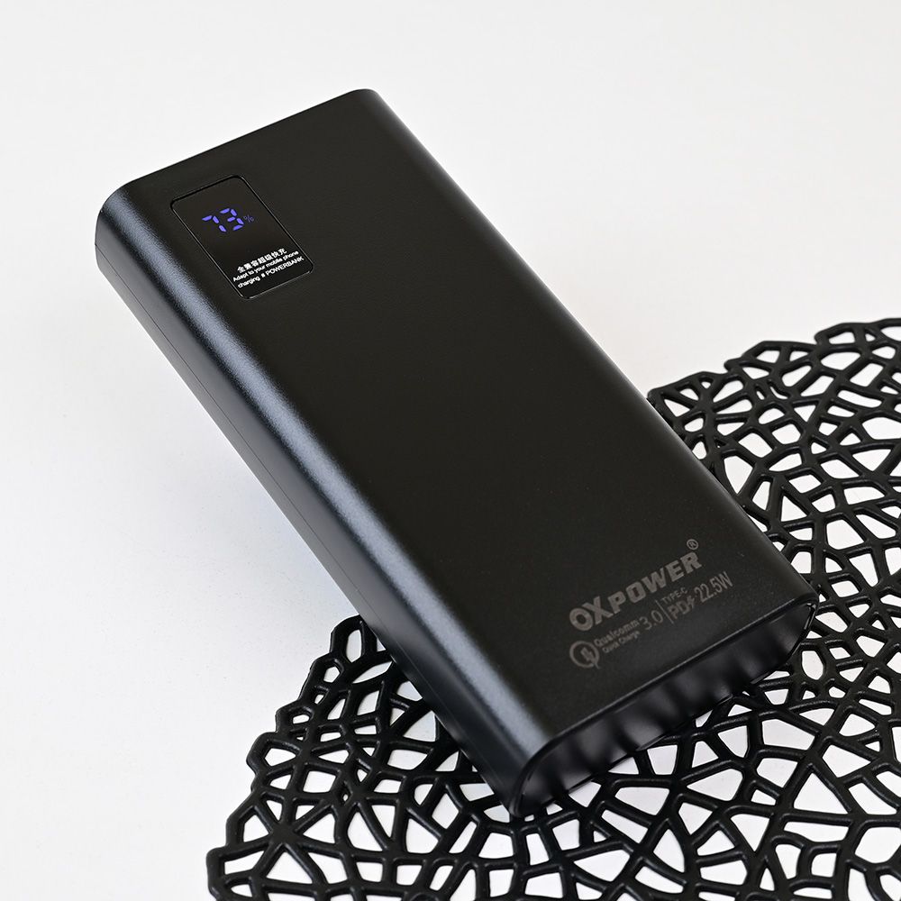 Power bank — Prenosiva baterija Oxpower PD22 20000mAh, crna
