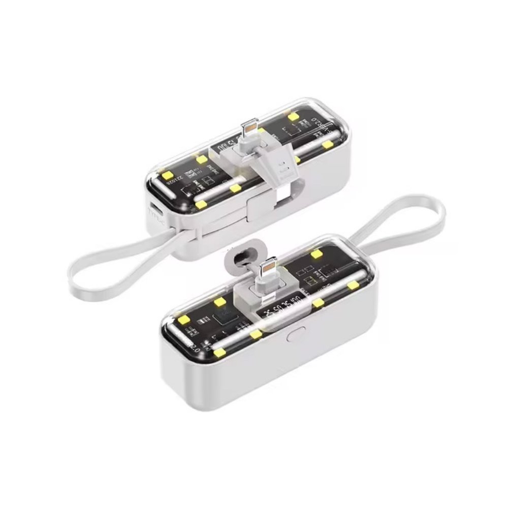 Power bank — Prenosiva baterija privezak Oxpower 5000mAh, bela