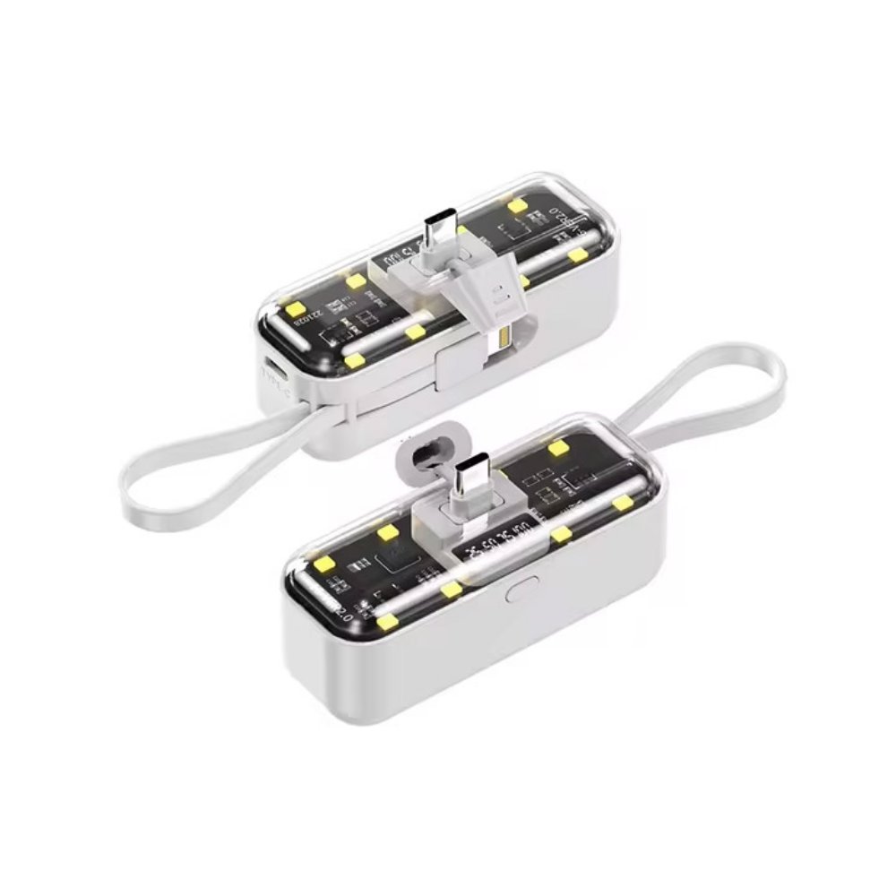 Power bank — Prenosiva baterija privezak Oxpower 5000mAh Type C, bela