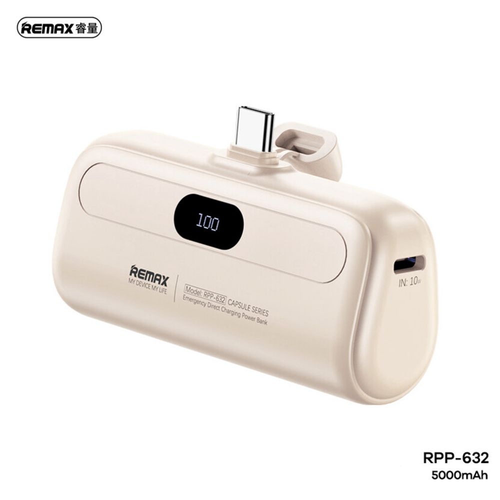 Power bank — Prenosiva baterija Remax Capsule series RPP-632 2A, bela