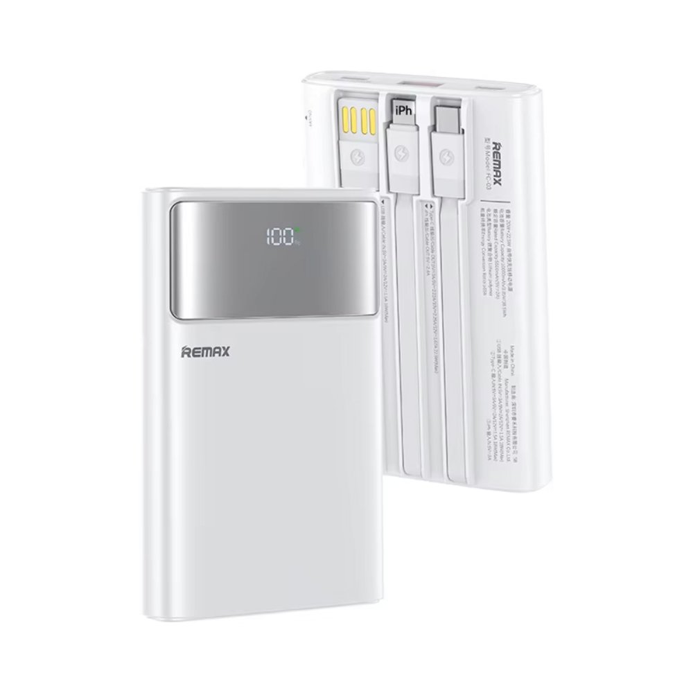 Power bank — Prenosiva baterija Remax FC-03 20W+22.5W 10000mAh, bela