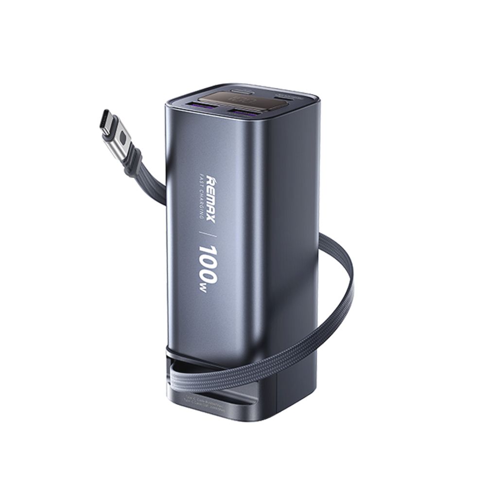 Power bank — Prenosiva baterija Remax FC-22 100W sa teleskopskim, siva