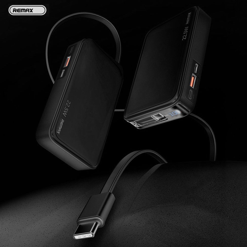 Power bank — Prenosiva baterija Remax FCP-25 Fast Charging 22.5W, crni