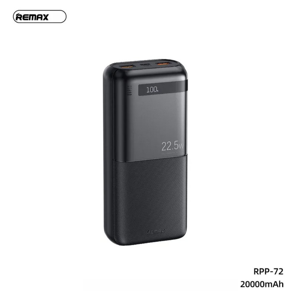 Power bank — Prenosiva baterija Remax Piloteer Series RPP-72, crni