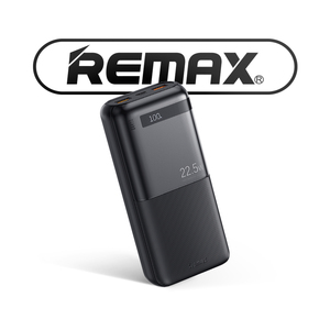 Power bank — Remax Piloteer RPP-72 20W+22.5W PD/QC Fast Charge, crni