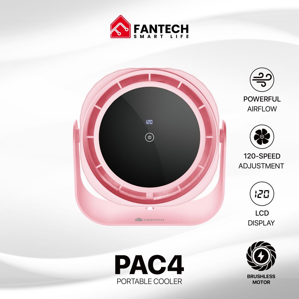 Oprema — Prenosni ventilator Fantech PAC4, pink