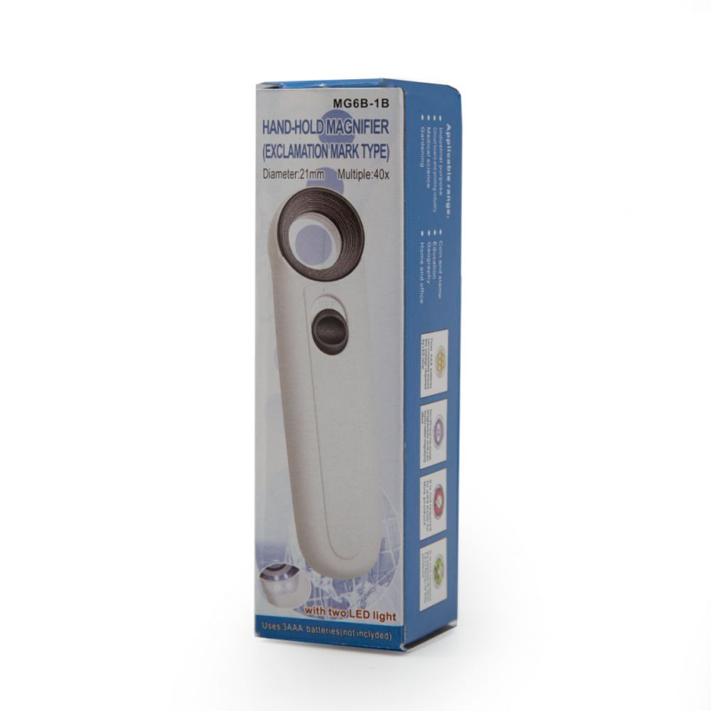 Servisni deo — Rucna lupa 40x sa LED svetlom
