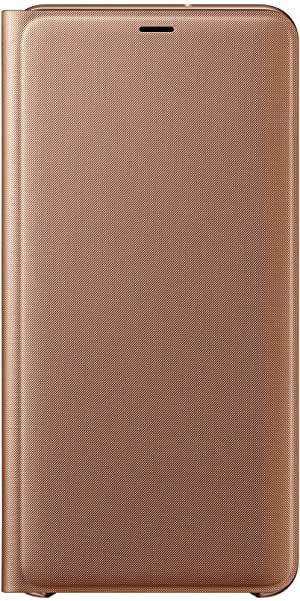 Maska za Samsung Galaxy A7 2018 — Sa preklopom, zlatna