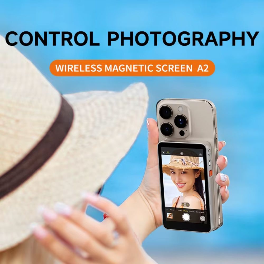 Oprema — Selfie monitor magnetic A2, srebrni