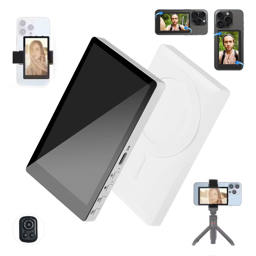 Oprema — Selfie monitor magnetic PT001, beli