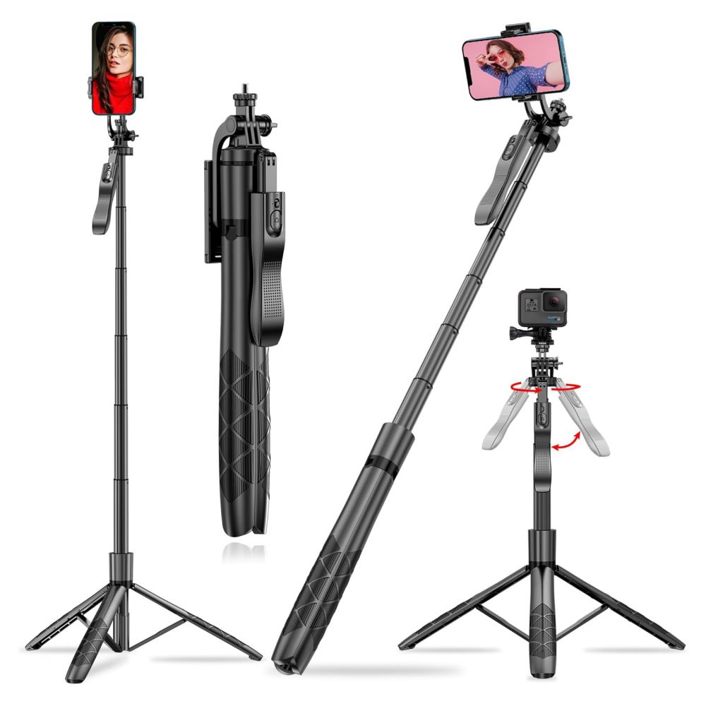 Power bank — Selfie stick L16 tripod, crni