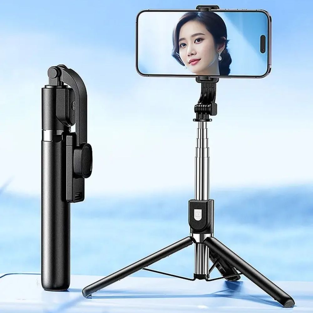 Power bank — Selfie Stick Remax Tripod 1.3m P17, crni