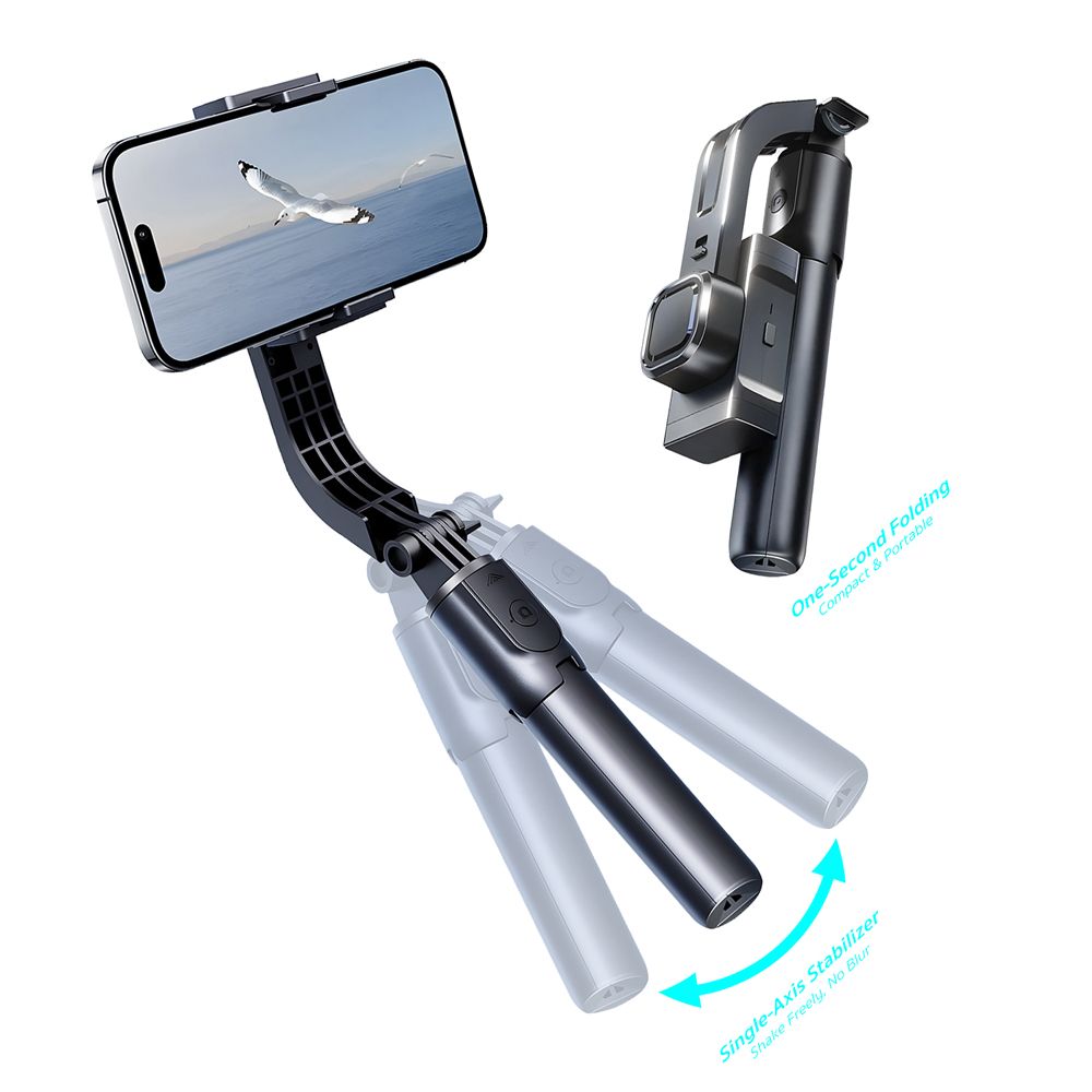 Power bank — Selfie stick single-Axis Coteci stabilizer Gimbal, crni