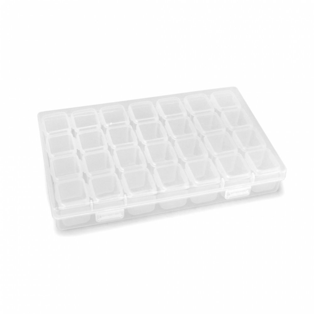 Servisni deo — Set kutijica za sitne delove 333-1 28 mesta i kutija, transparent