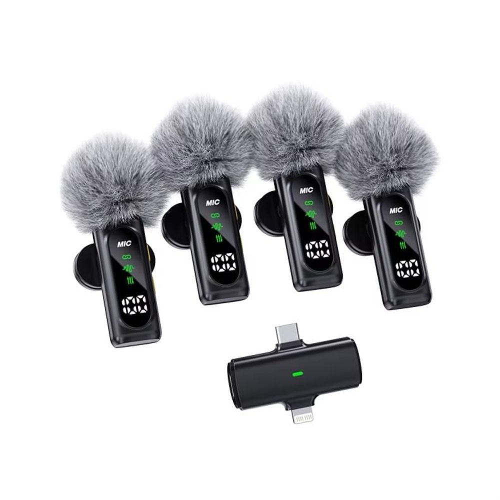 Audio oprema — Set mikrofona T90 Lavalier, crni