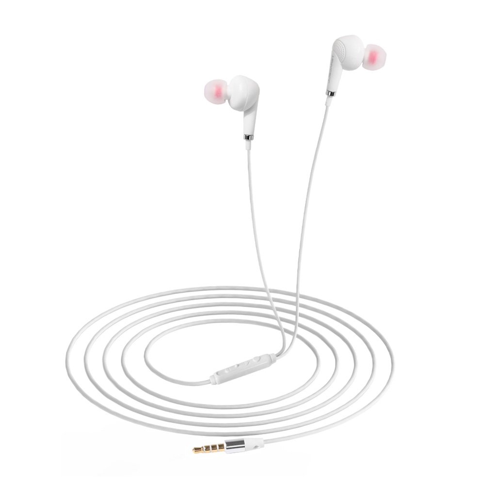 Audio oprema — Slusalice Teracell Evolution R6 bele 3.5mm