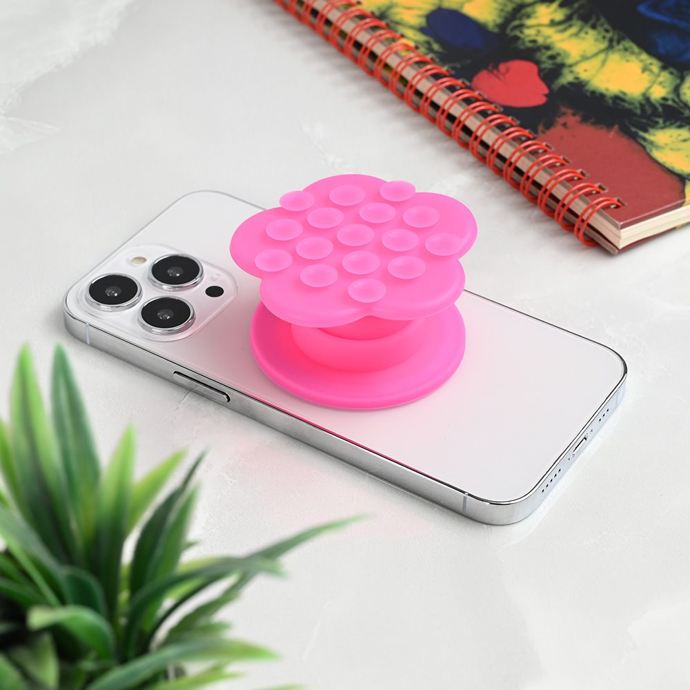 Power bank — Stiker za mobilni telefon Magnetic Flower, pink