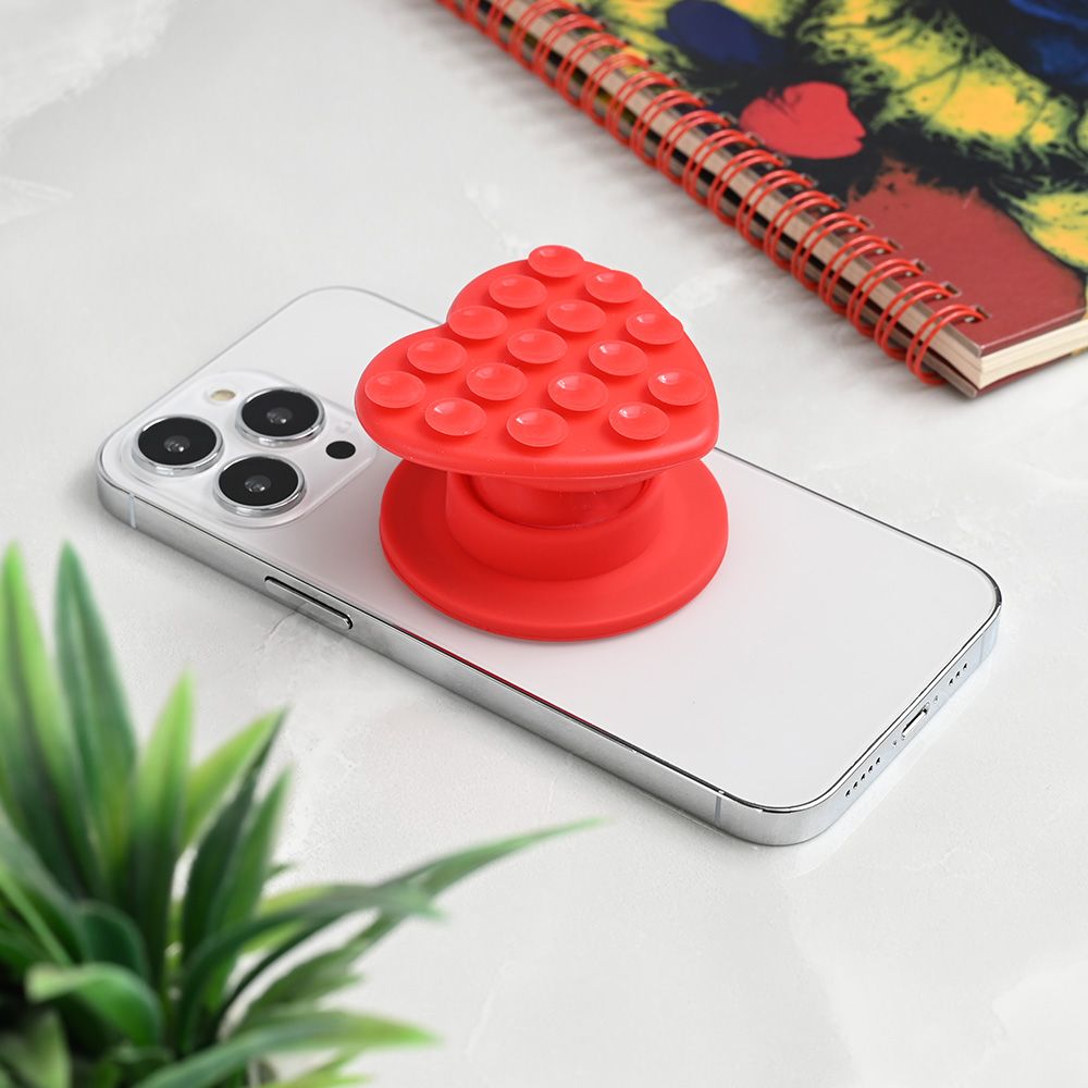 Power bank — Stiker za mobilni telefon Magnetic Heart, crveni