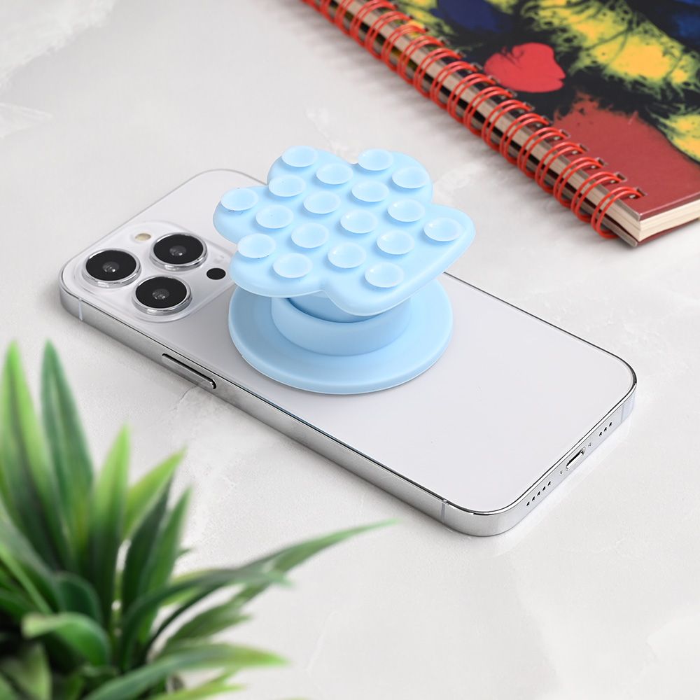Power bank — Stiker za mobilni telefon Magnetic Paw svetlo, svetlo plavi