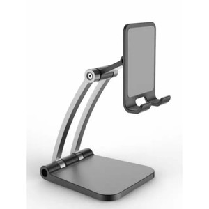 Power bank — Stoni držač za mobilni telefon i tablet Q009, crni