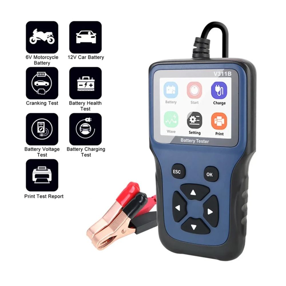 Servisni deo — Tester za baterije digitalni V311B JWD, plavi