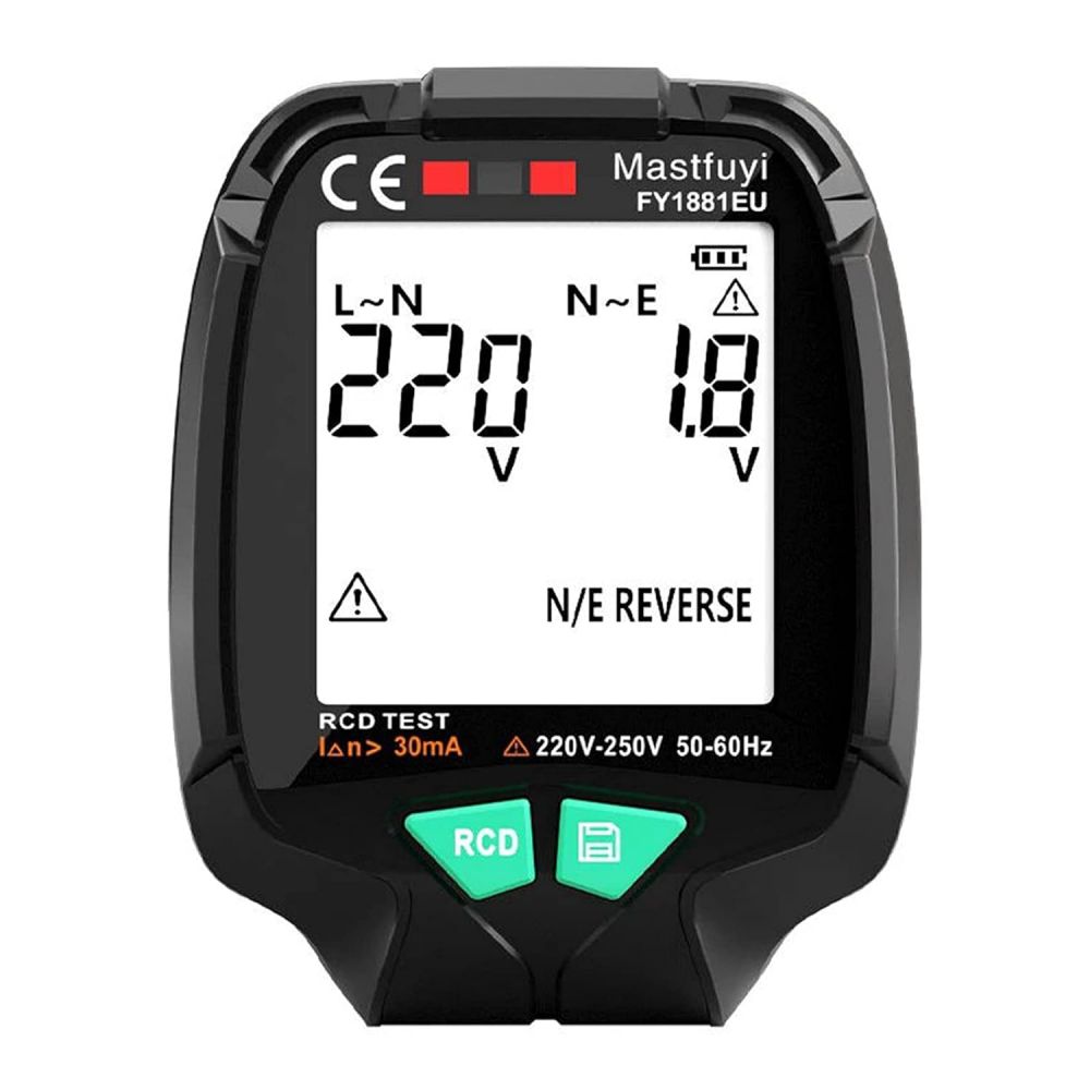 Servisni deo — Tester za strujne uticnice JWD, crni