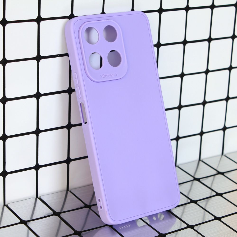 Maska za Honor X6a — 3D Camera, ljubicasta