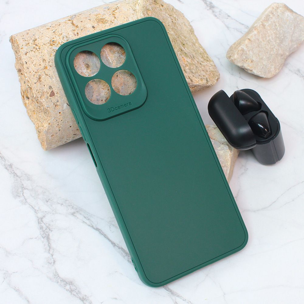 Maska za Honor X8a — 3D Camera, tamno zelena