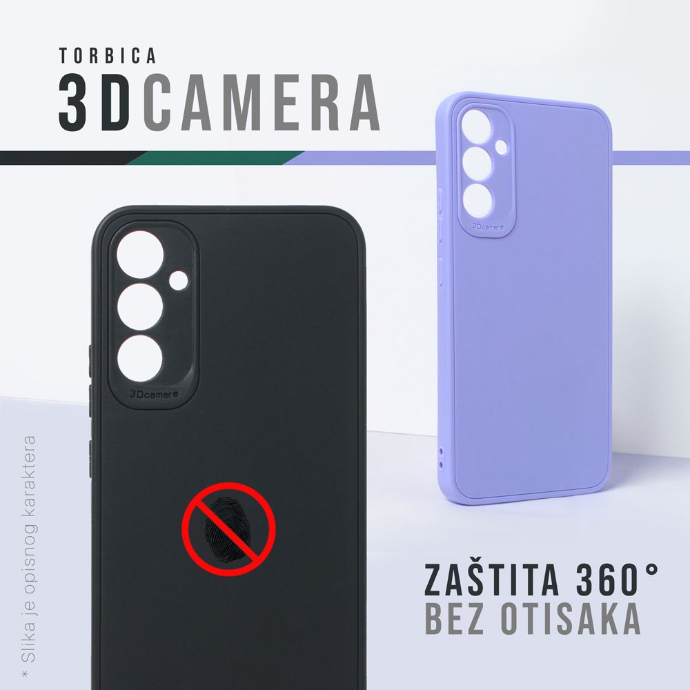 Maska za Honor X8b — 3D Camera, ljubicasta