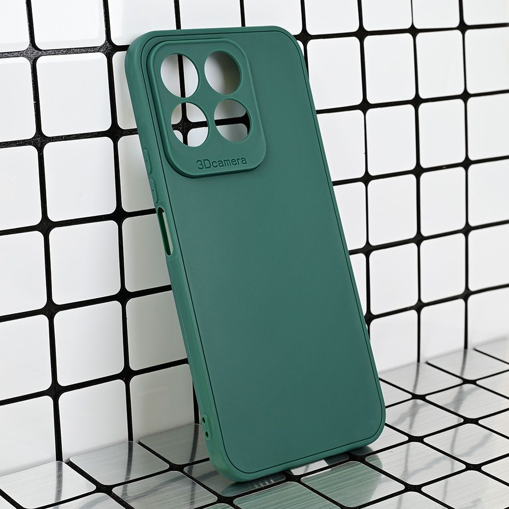 Maska za Honor X8b — 3D Camera, tamno zelena